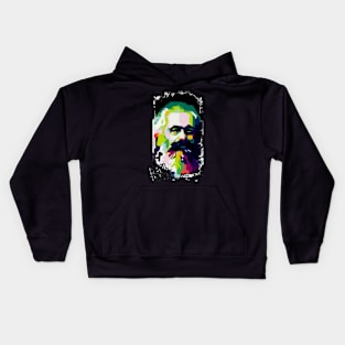 Karl Marx Popart Kids Hoodie